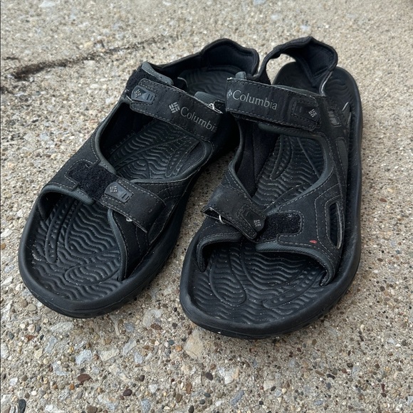 Men’s black Columbia sandals size 11 - Picture 2 of 5